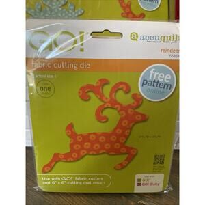 Accuquilt Go! Die Reindeer (Item 55353)